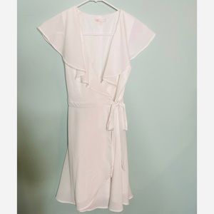 Gianni Bini White Wrap Dress